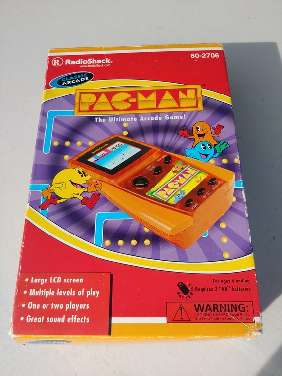 5 Vintage Radio Shack PacMan Handheld Classic Arcade Video Game 1980