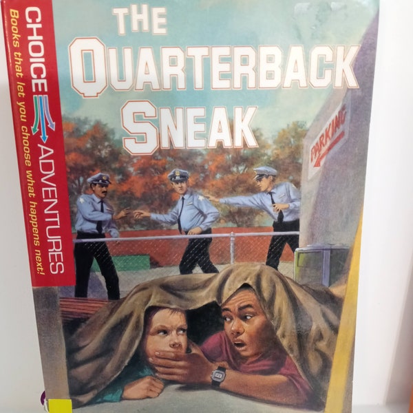 Vintage The Quarterback Sneak by Randy Peterson Choice Your Adventures Childrens Mystery Series  (bb4)