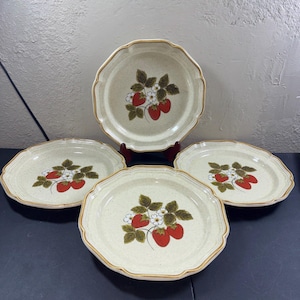 Vintage Dinner Plates Set of 4 - Etsy