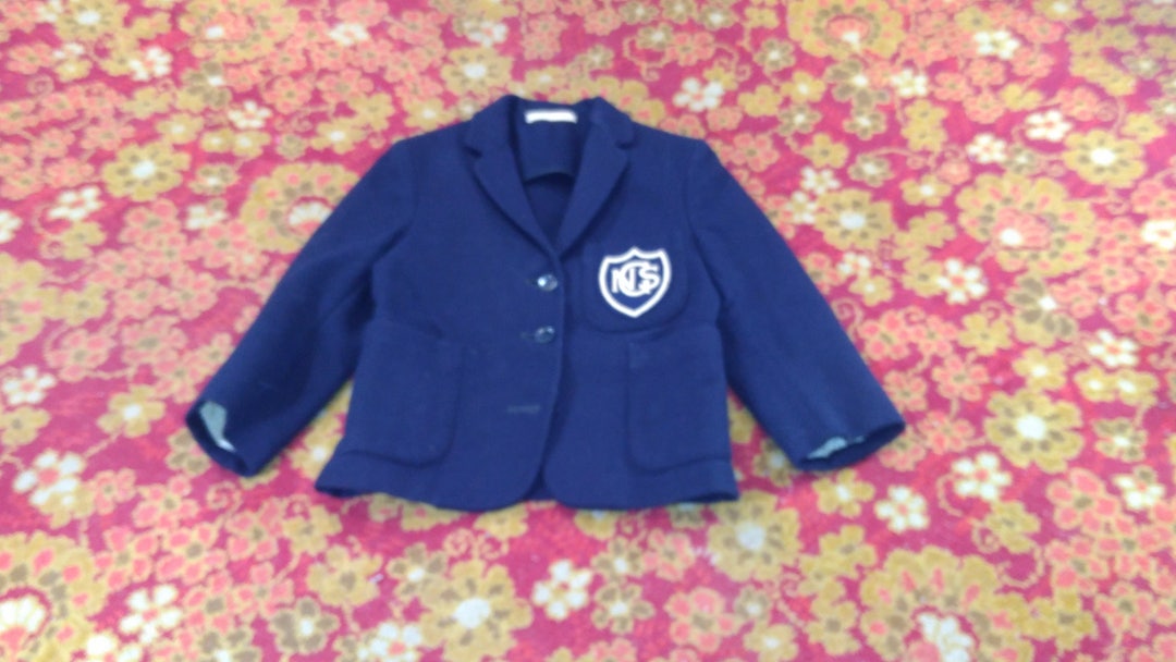 Kirkhill Primary Newton Mearns Girls Wool Blazer Navy main image 1