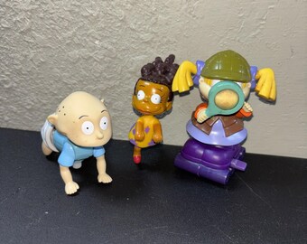 Vtg 1998 Rugrats Burger King Toys Tommy Susie Angelica