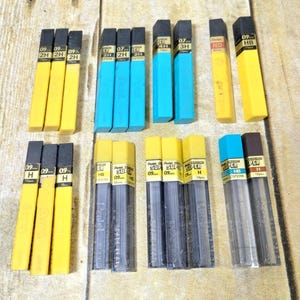 Vtg Pentel Mechanical Pencil Refill Leads .7 .3 .9 20 Tubes