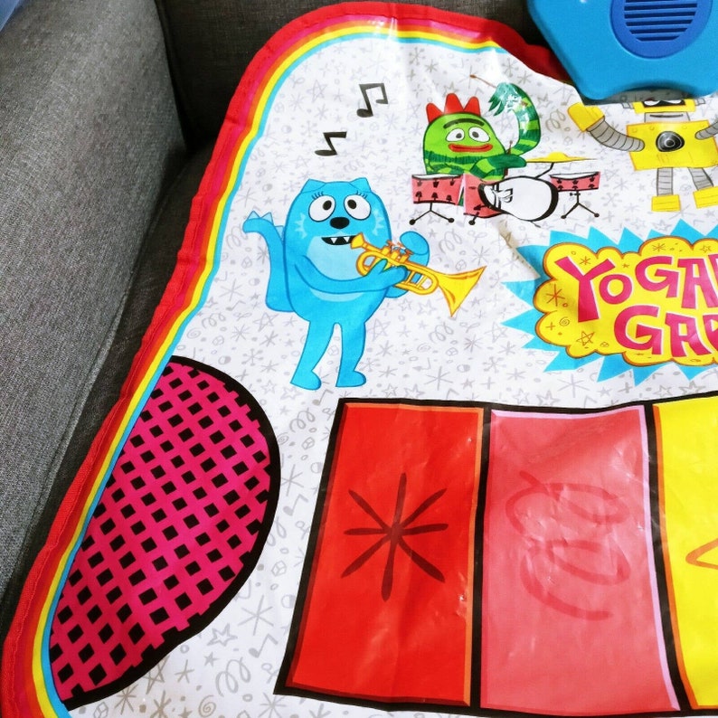 Yo Gabba Gabba Boogie Down Dance Mat Toy Brobee Piano Musical Etsy