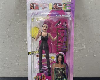VTG 1998 Spice Girls 6" Posable POSH Spice Doll Action Figure Toymax New in Box