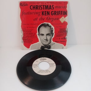 Vintage Christmas Music Featuring Ken Griffin At Organ Royale Vinyl Record (rs)