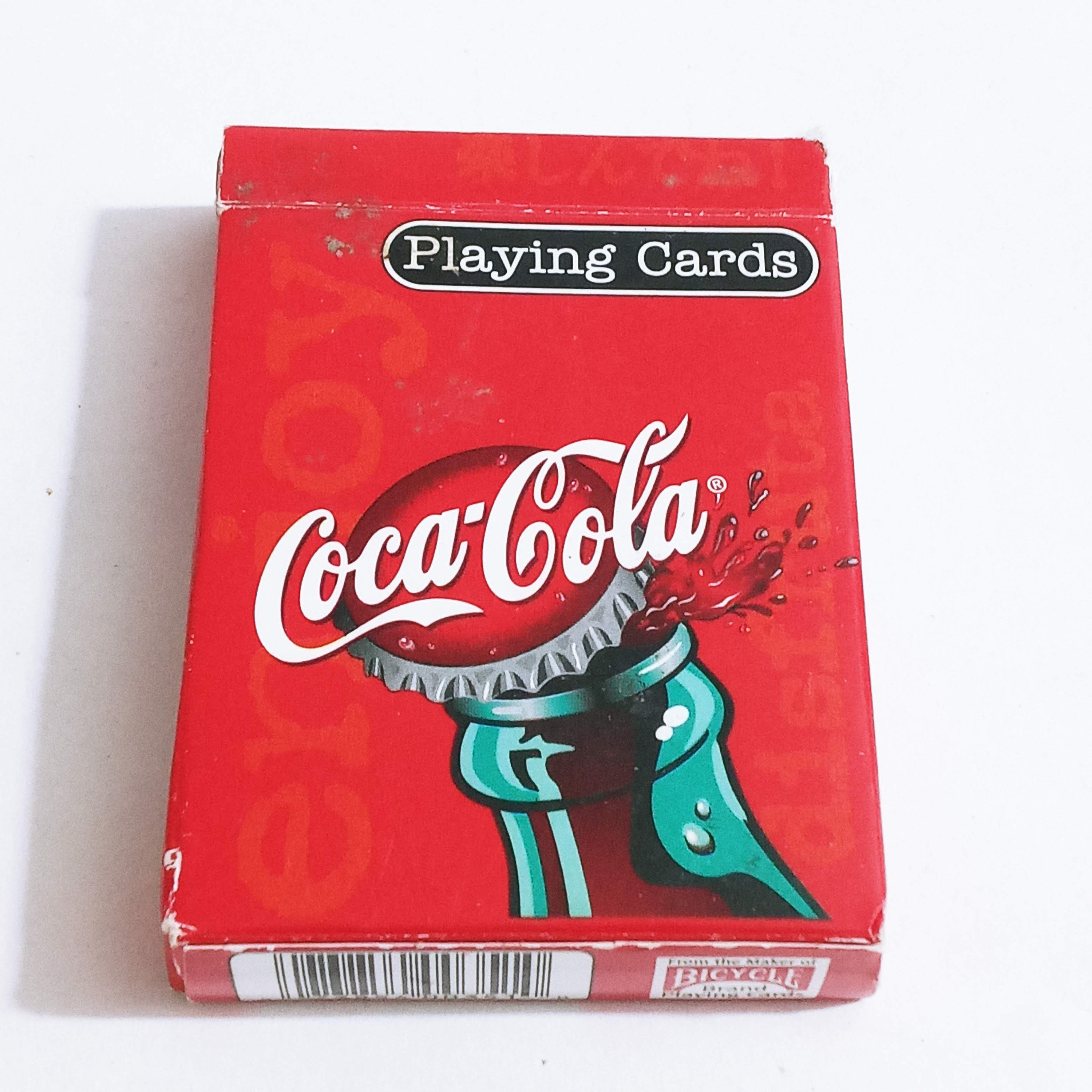 Bicycle coca cola playing cards clearance