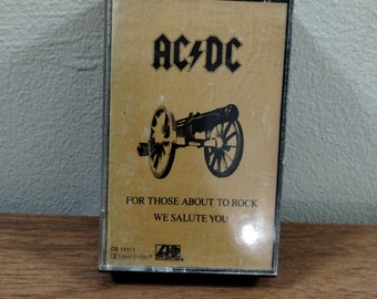 Kassette Tape von AC/DC für die, die bald rocken und salutieren (mt1)