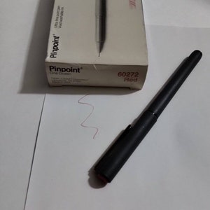 Vtg FABER-CASTELL "PINPOINT" Pen Red 12 Pens #60272 image 4