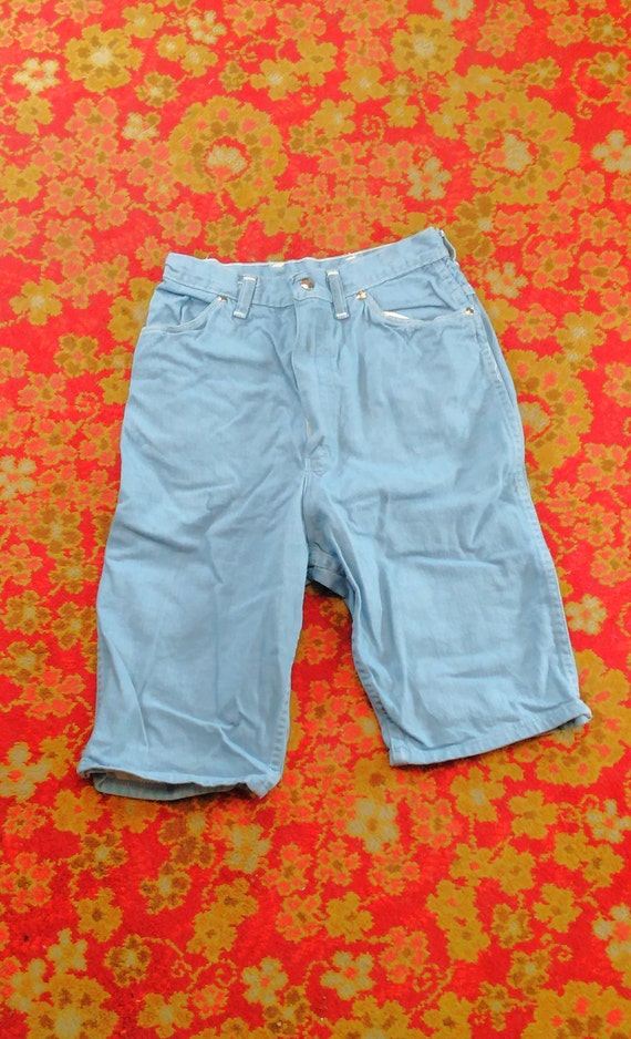 60's Misses Wrangler Blue Denim Capris Size 16 Sanforized Made in U.S.A.  Vintage Women's Pants Fashion Clothing vc3 -  Canada