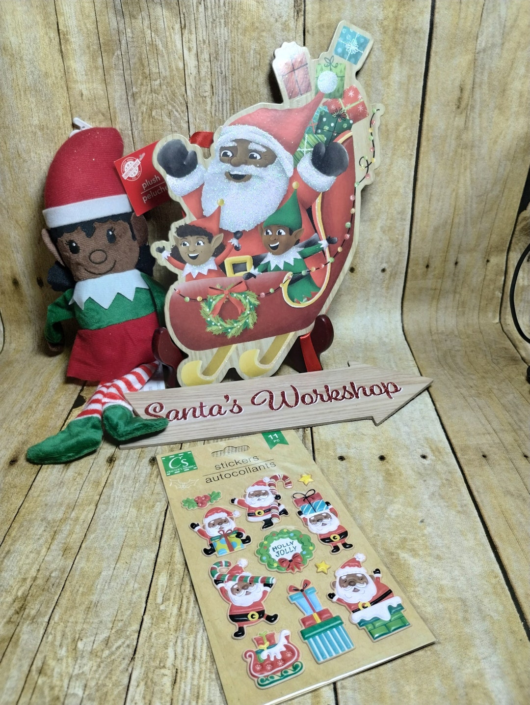 African American Christmas Decorations Door Sign Puffy Etsy African American Christmas Decorations