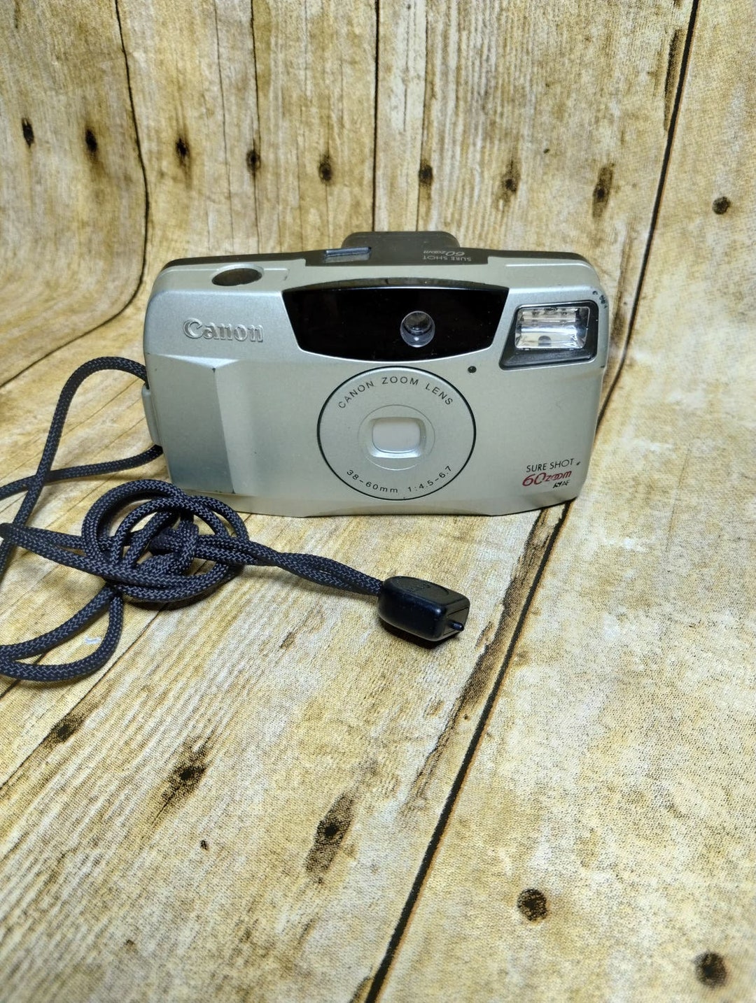 Canon Sure Shot 60 Zoom Point & Shoot Film Camera ebc Etsy