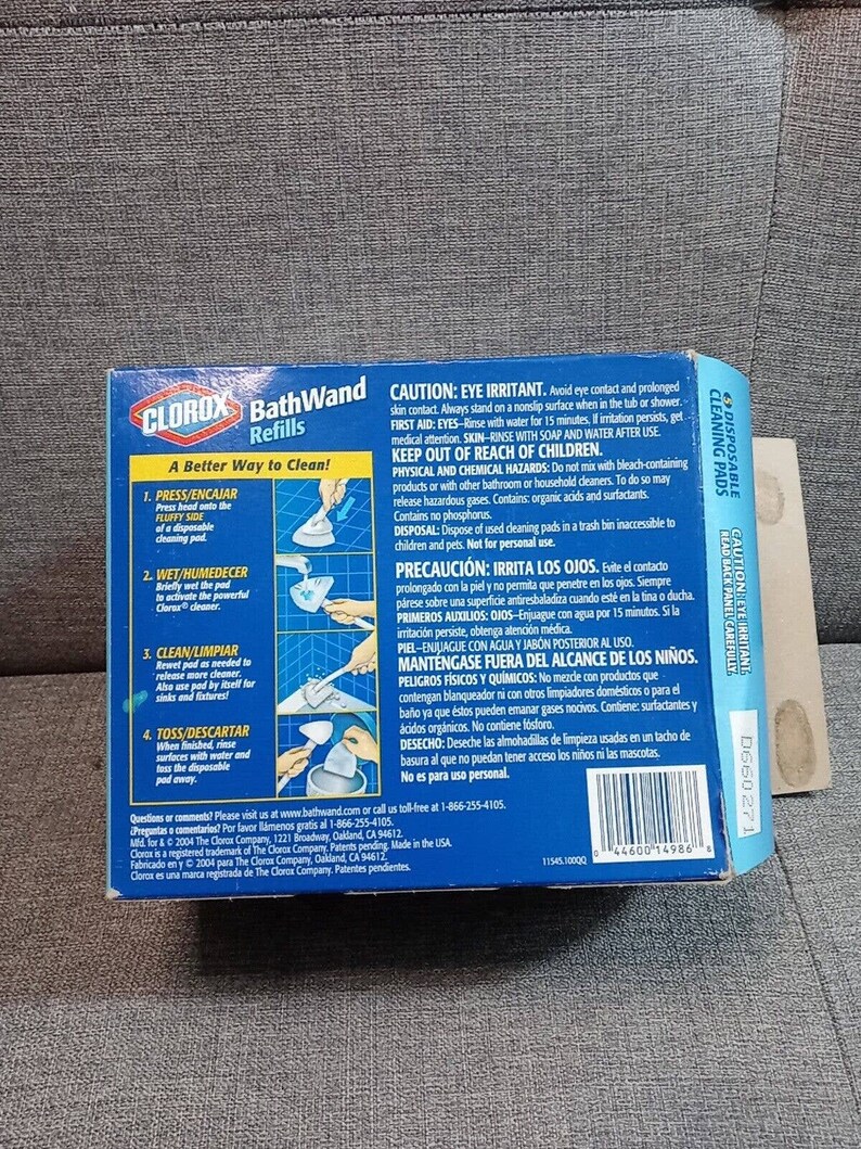 Clorox Bath Wand Refill Disposable Cleaning Tub & Shower Pads Etsy