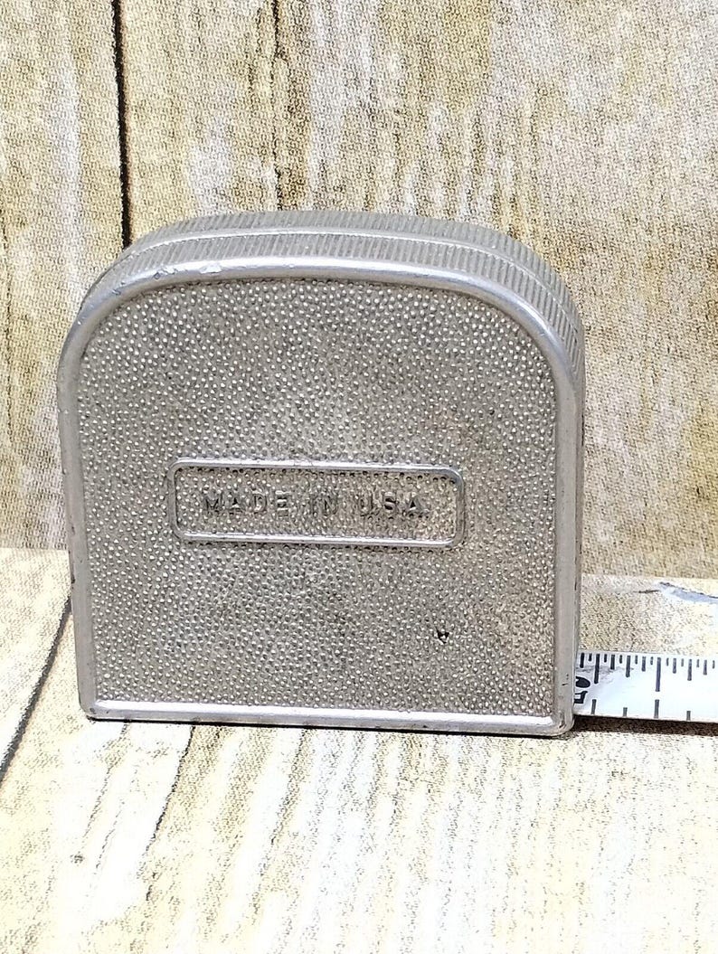 Vtg Inside Tape Measure 7.5ft USA zdjęcie 1
