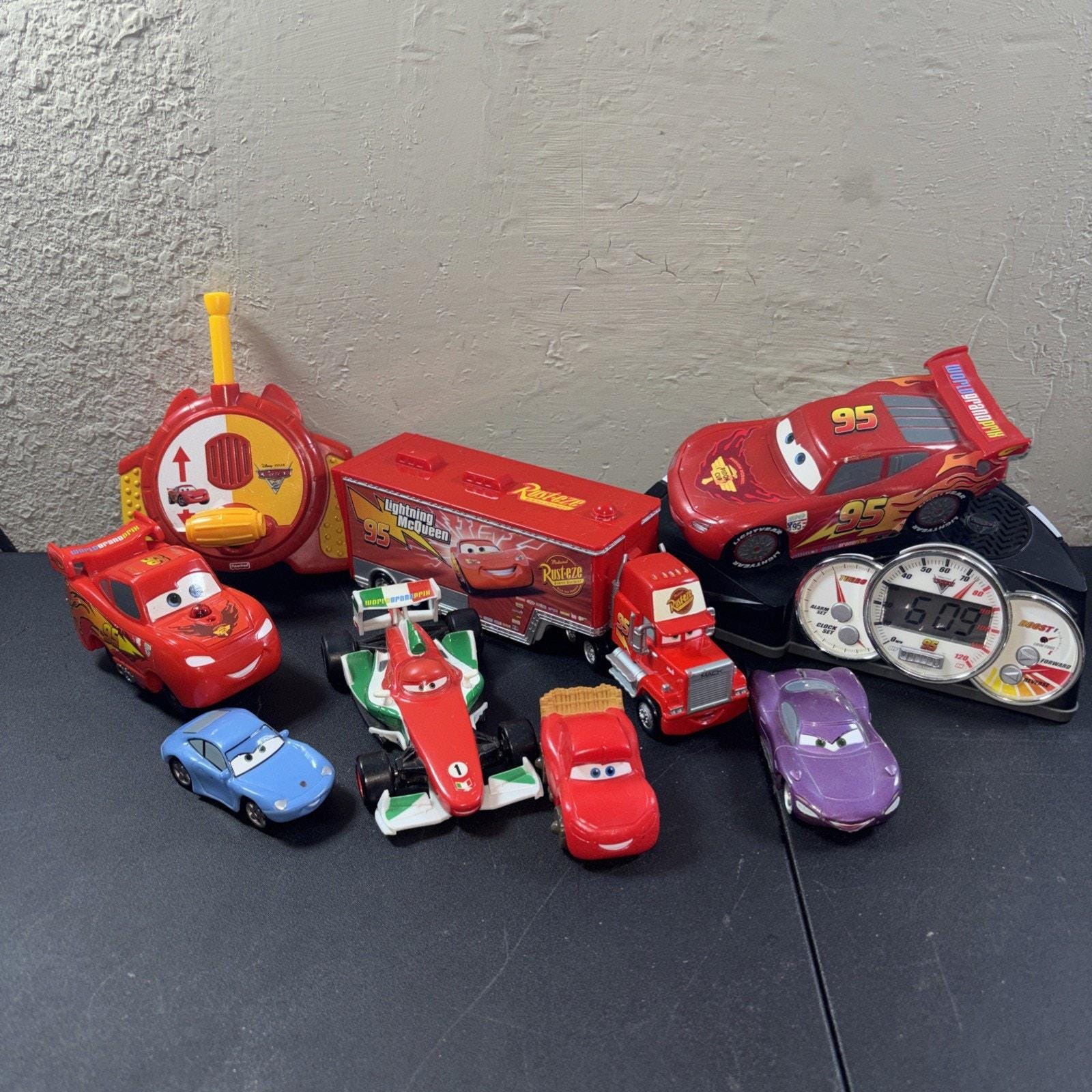 Disney Pixar Cars Toys Lot Lightning Mc Queen Tow Mater RC Talking