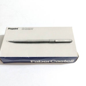 Vtg FABER-CASTELL "PINPOINT" Pen Red 12 Pens #60272 image 1