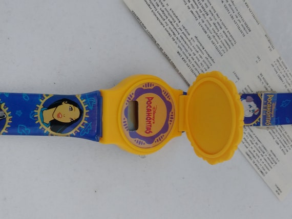 Vintage Disney Pocahontas Digital Watch New Old Stock Fantasma (jb)