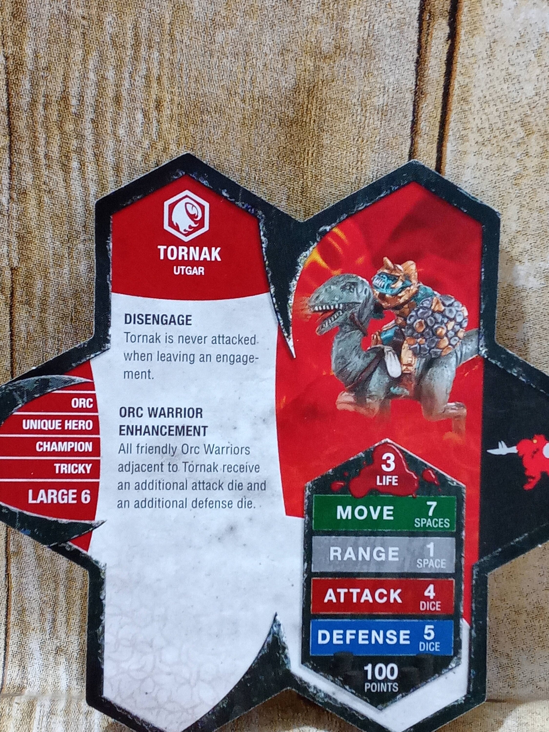 Heroscape Tornak Grut Milliddon's Prophecy Card & Figure - Etsy
