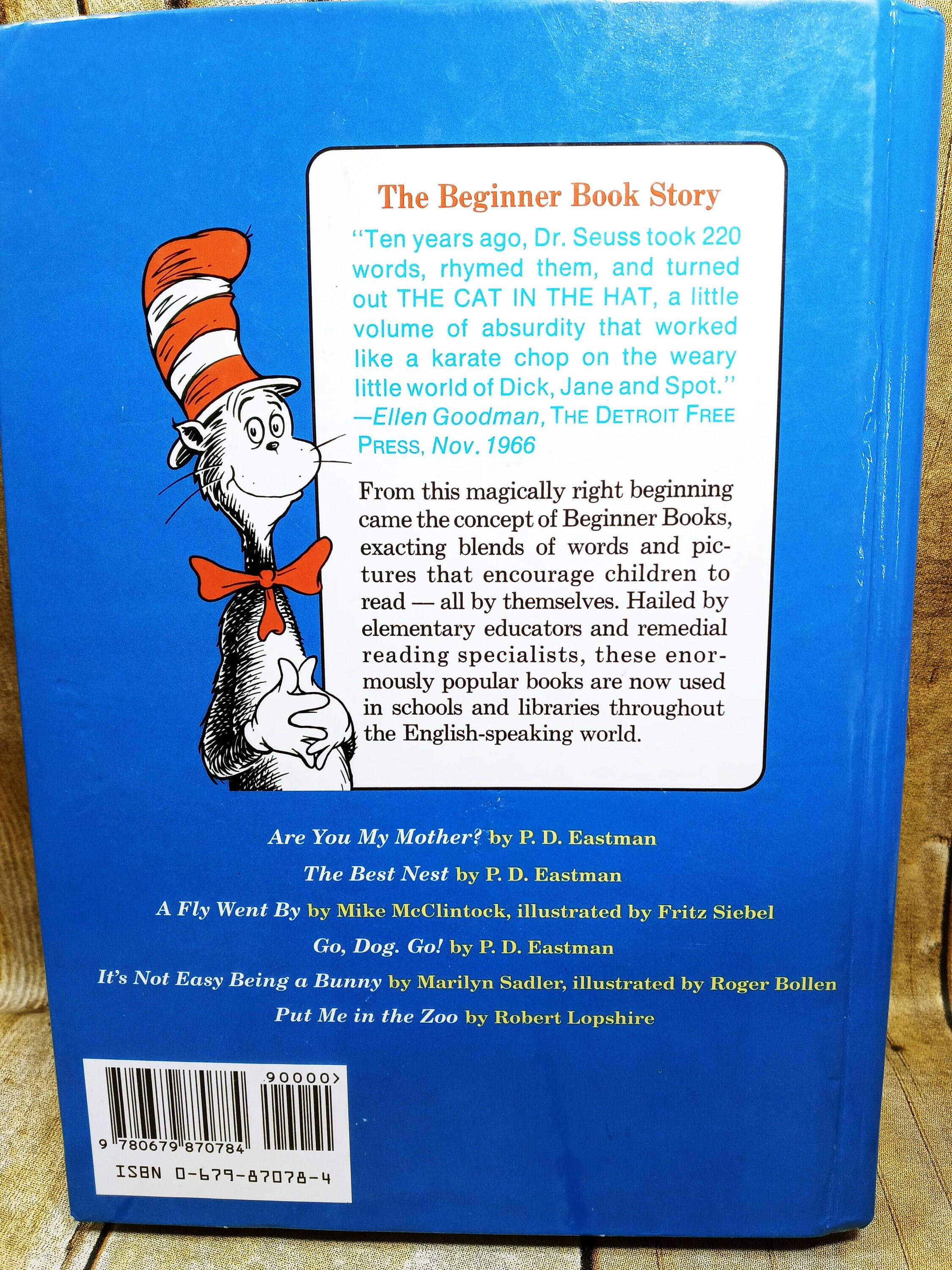 Vintage the Big Blue Book of Beginner Books Dr Seuss 6 Books