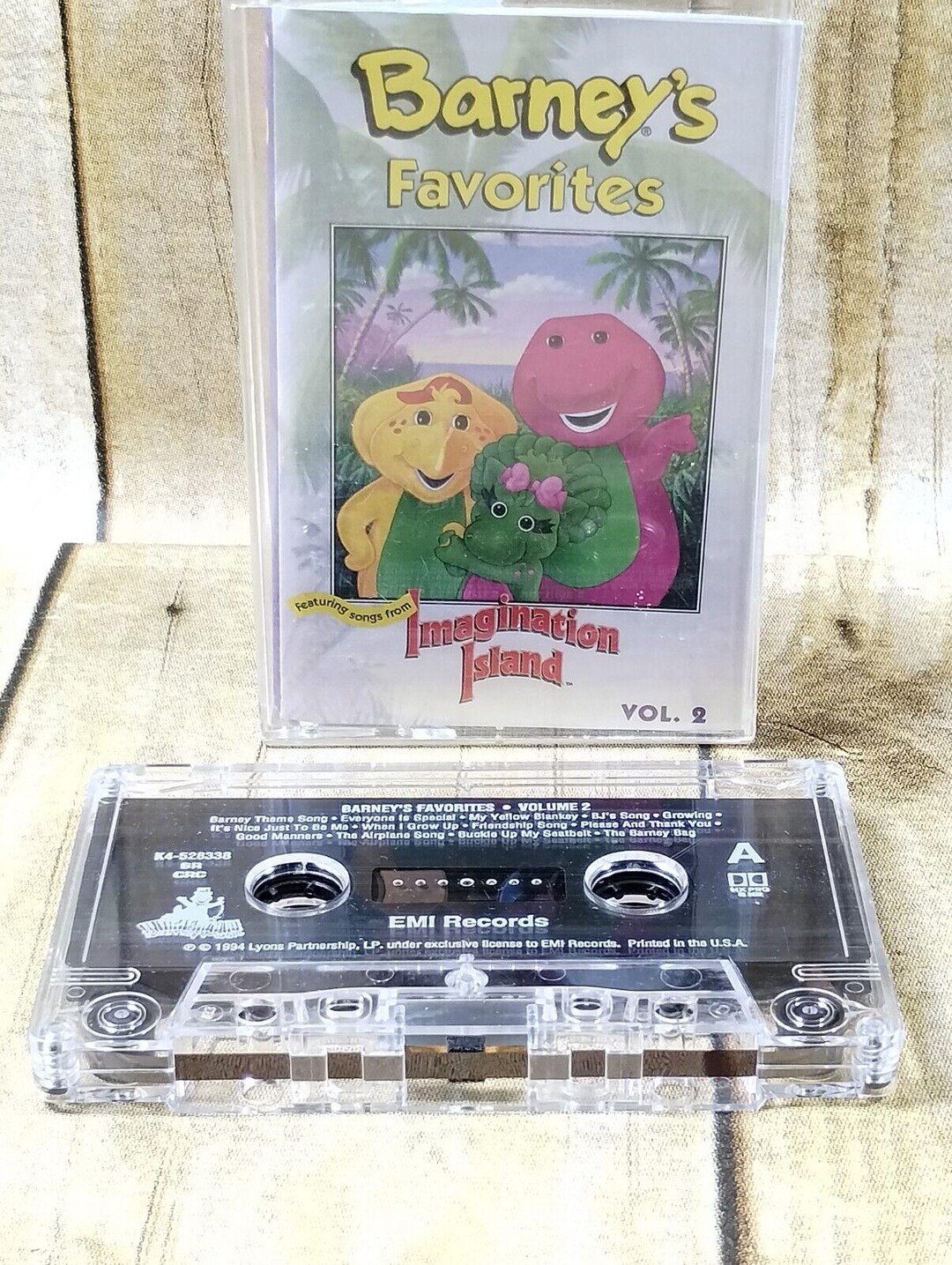 BARNEY'S Favorites: Volume 2 Songs From IMAGINATION ISLAND [1994] Audio ...