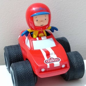 Caillou Pull Back Racer Racing Car (mt) - Etsy