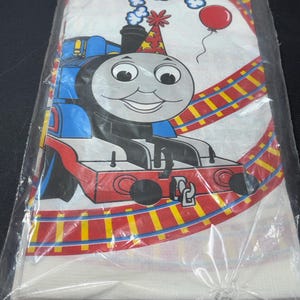 Vtg Thomas & Friends Party Tablecloth Sealed New Old Stock Thomas The Train