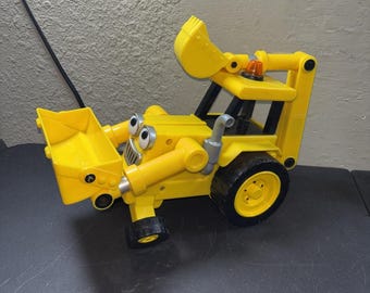 Bob The Builder Scoop Electronic Moves Talking Sound Vtg 2001 Hasbro WORKS
