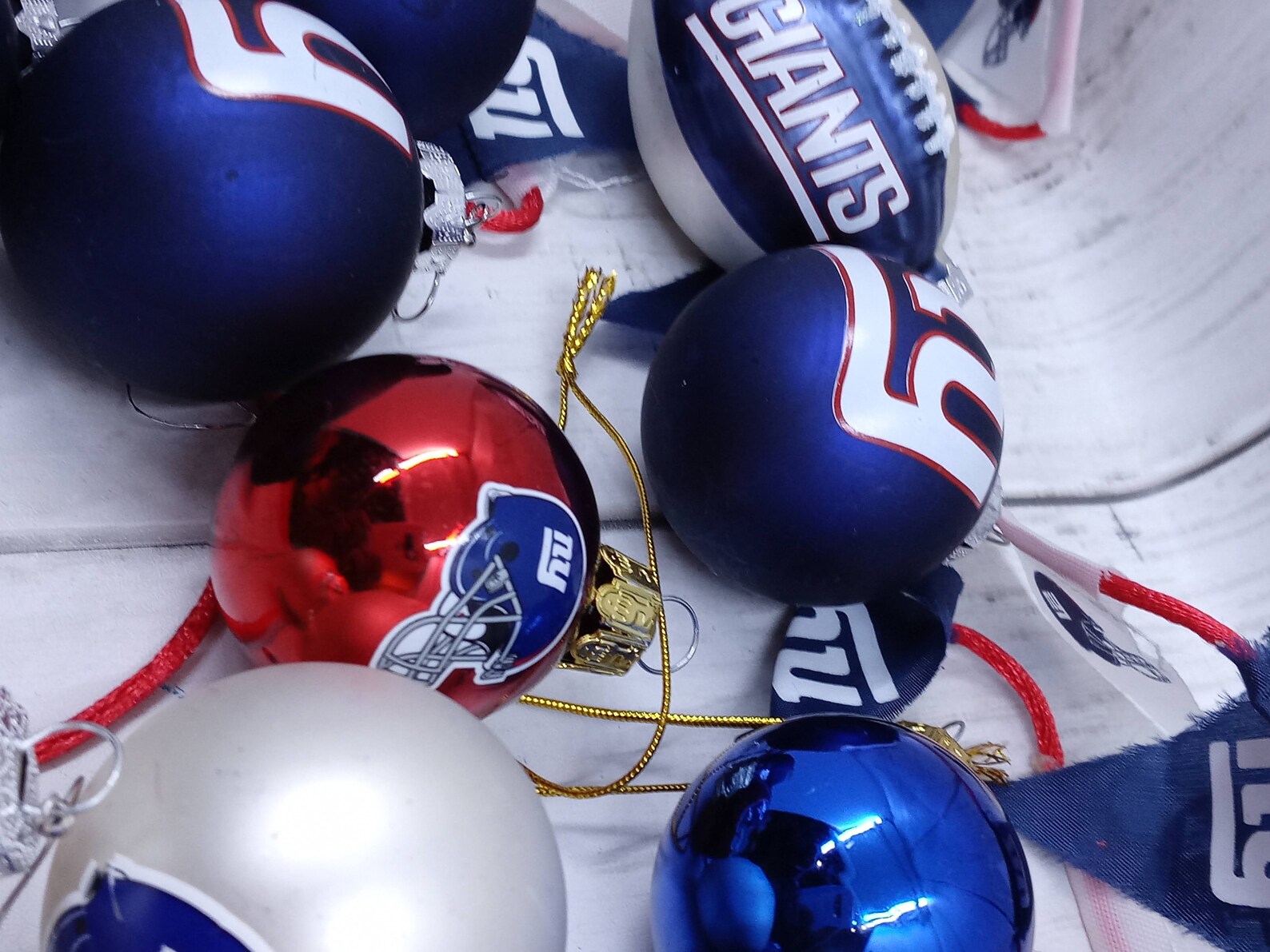 Vintage Giants NFL Football Mini Christmas Tree Ornaments Etsy