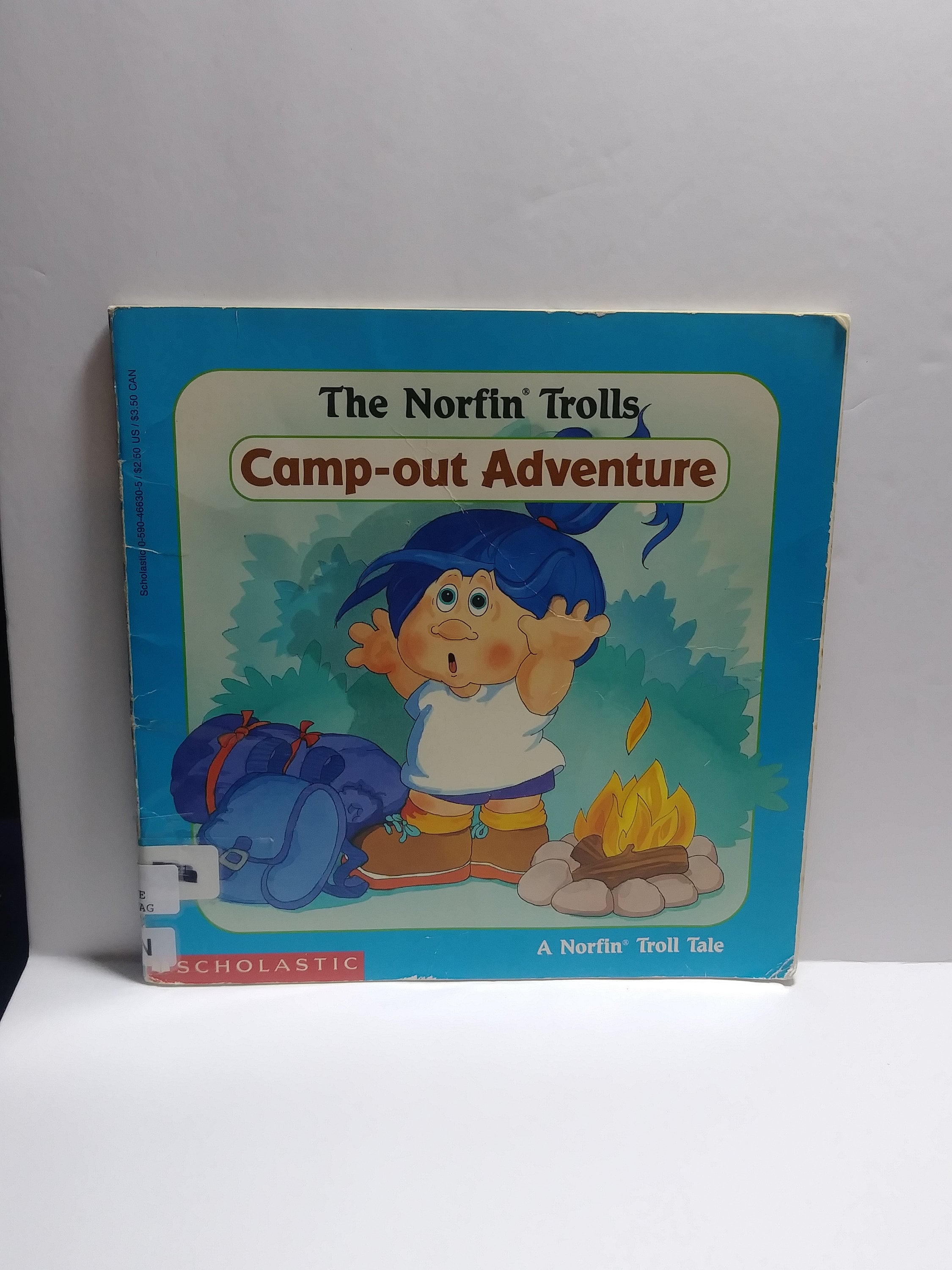 Vtg the Norfin Trolls Camp-out Adventure Scholastic Children Book