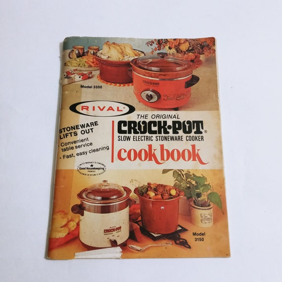 Vintage Original Crock-pot Cook Book Slow Electric Stoneware Cooker Model  3150 bb2 