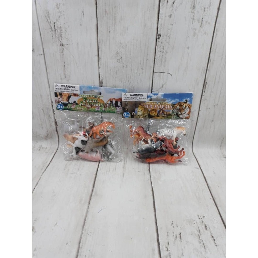 Nature World New Wild & Farm Animal Pack - Etsy