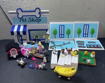 Robolox Lot Of Adopt Me Pet Shop Store Playset Figures Assessories Store