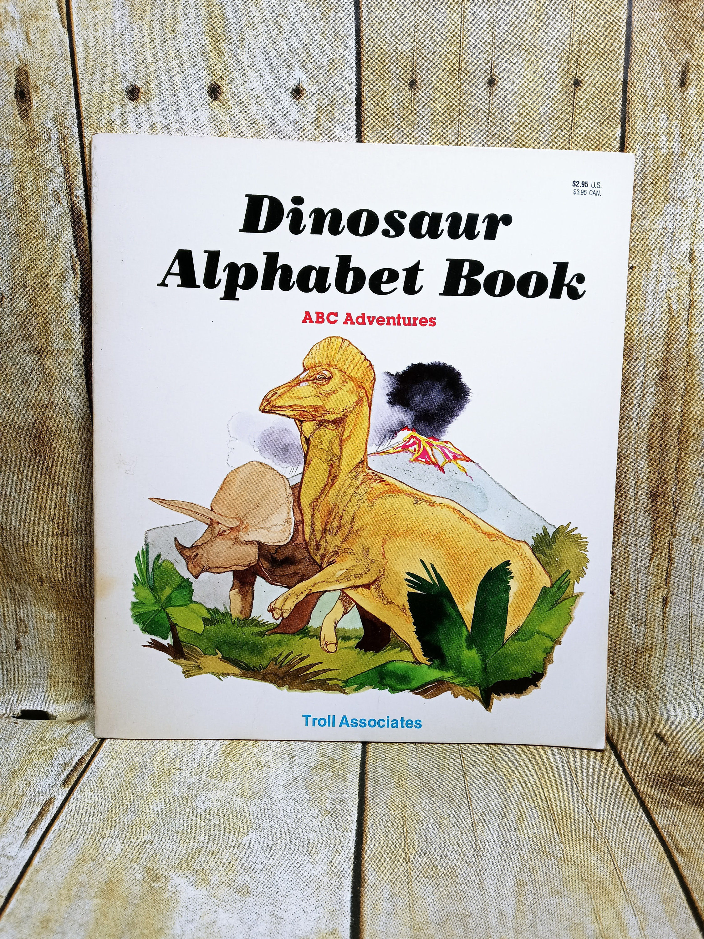 Vintage Dinosaur Alphabet Book ABC Adventures Troll Associates - Etsy Israel
