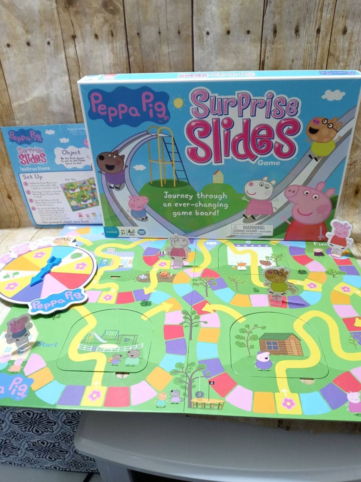 Chutes and Ladders: Peppa Pig Edition Kids Board Game, Preschool Board Games  for 2-4 Players 