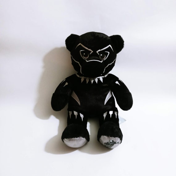 Build a Bear Black Panther Plush Marvel Character Stuffed - Etsy Build a Bear Black Panther Plush Marvel Character Stuffed - Etsy