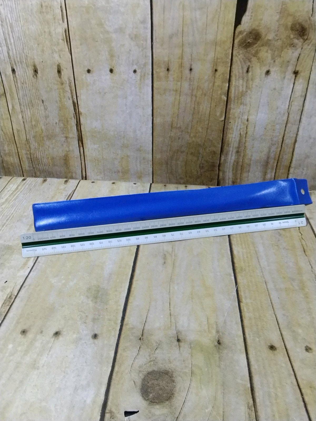 Vtg Keuffel & Esser Tri Angle Drafting Ruler Germany #563788 Green