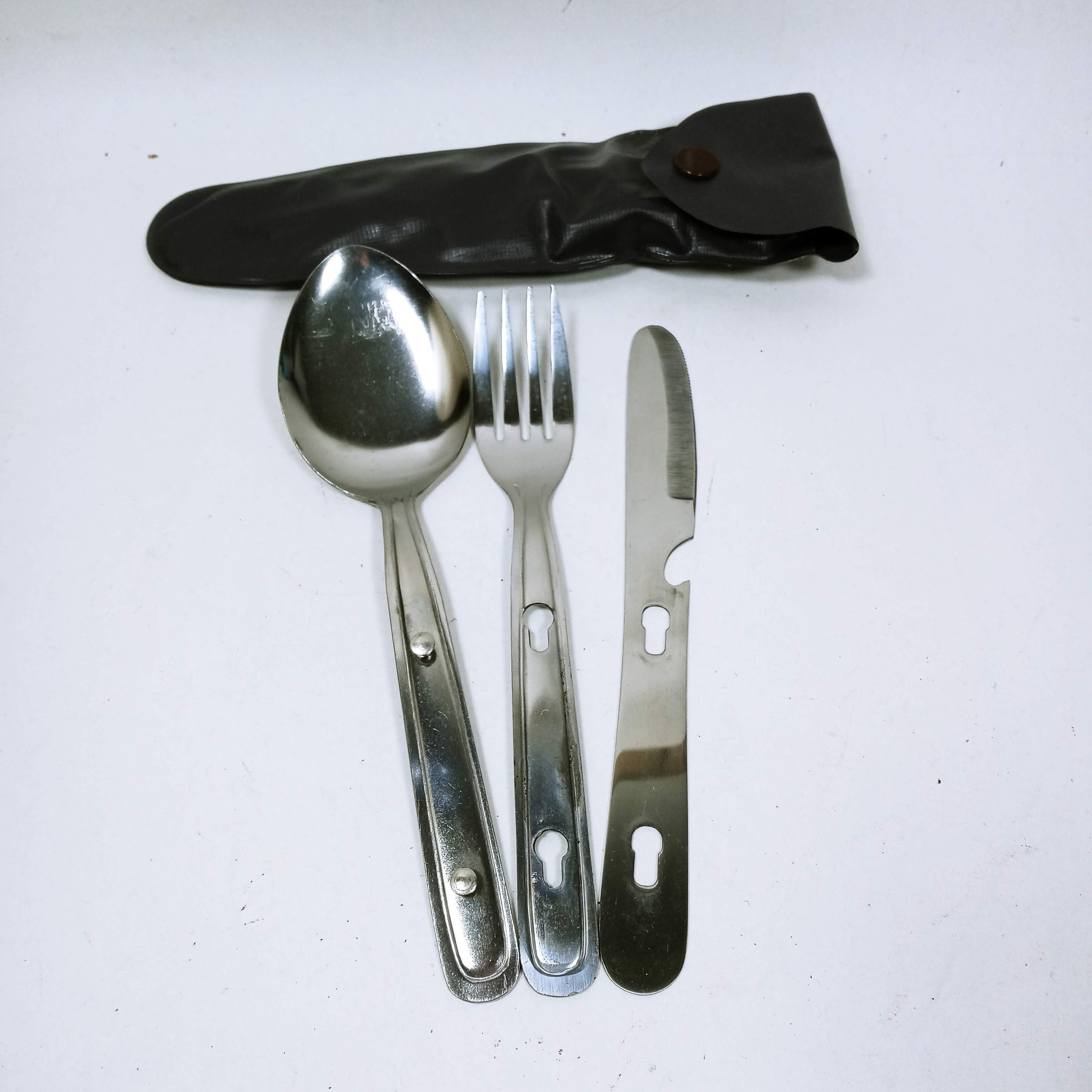Campmate SS Fork Spoon Set W/ Corkscrew & Can Opener Portable