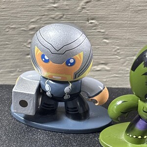3 Hasbro Marvel Avengers Assemble Micro Muggs Hulk Thor & Iron Man Bild 2