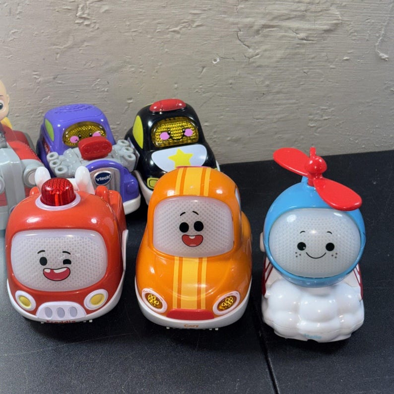 6 Vtech Go Go Cory Carson Mini Car Lot Of 5 Toy Cars Netflix Cocomelon & More image 2