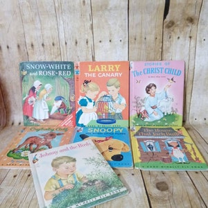 Vintage Elf Books by Rand McNally Set of 7 (bb2)