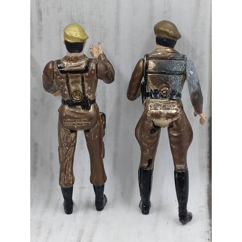 Vintage Metal Toy Soldiers Hong Kong Etsy