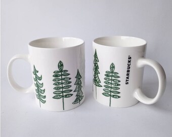 Starbucks Evergreen Trees Ensemble de 2 tasses (mb)