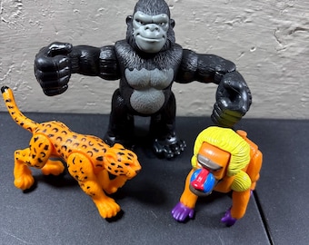 Fisher Price Imaginext Jungle Safari Zoo Baboon Gorilla Cheetah Figures