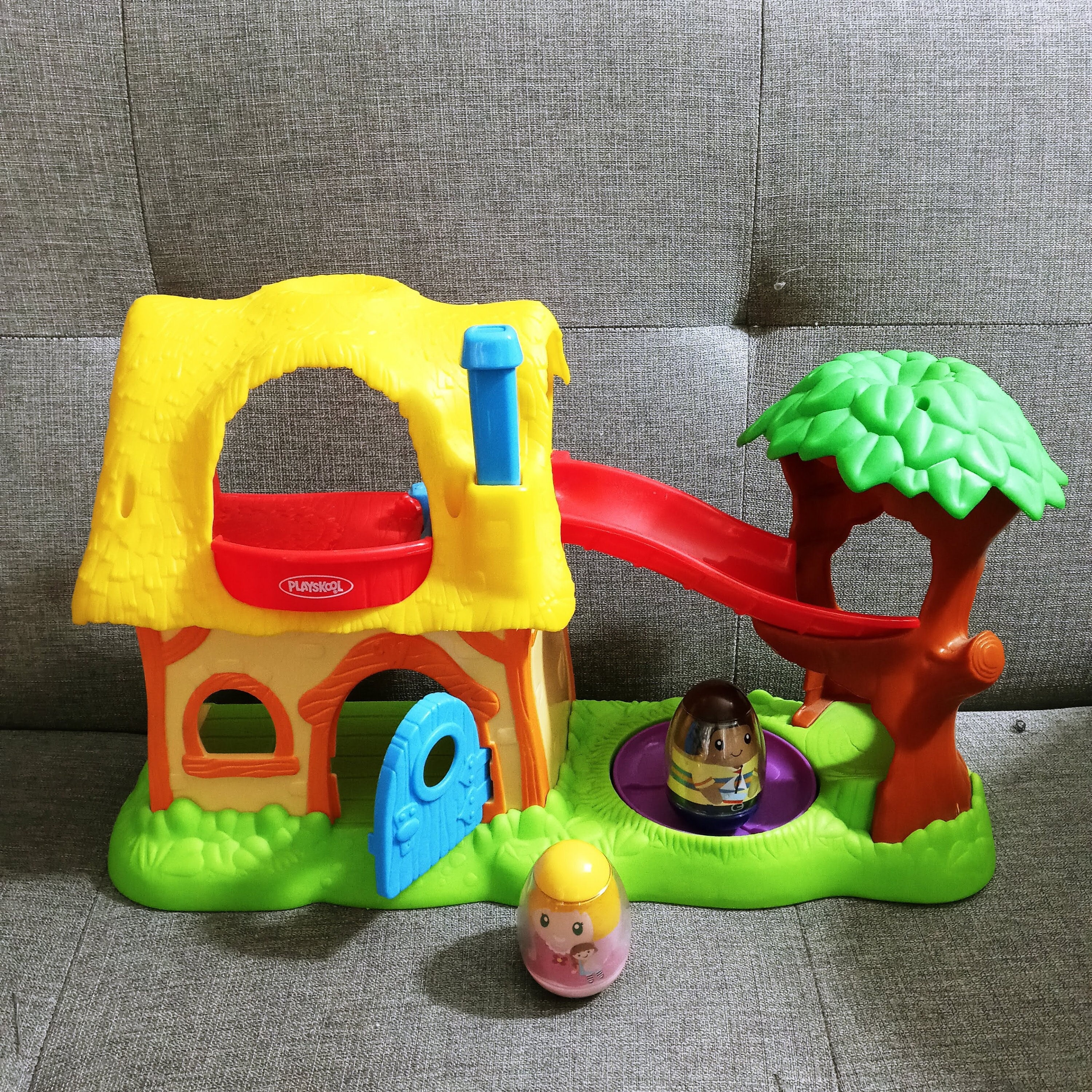 Playskool Toy Wood Puzzle Vintage Toybox Treasure Garage Auto