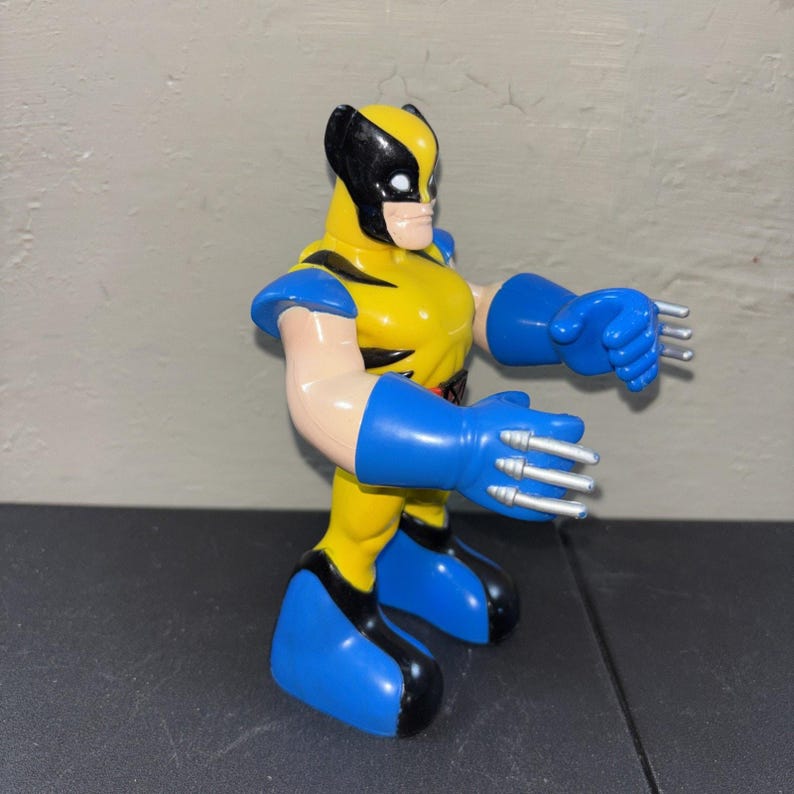 Spider-man And Friends 6" Wolverine Figure Super Heroes Toy Biz 2003 image 2