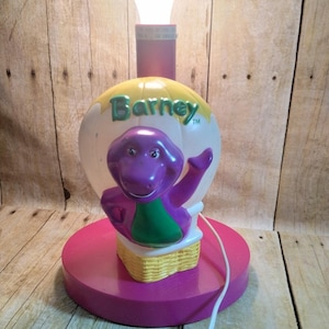 Barney Lamp - Etsy