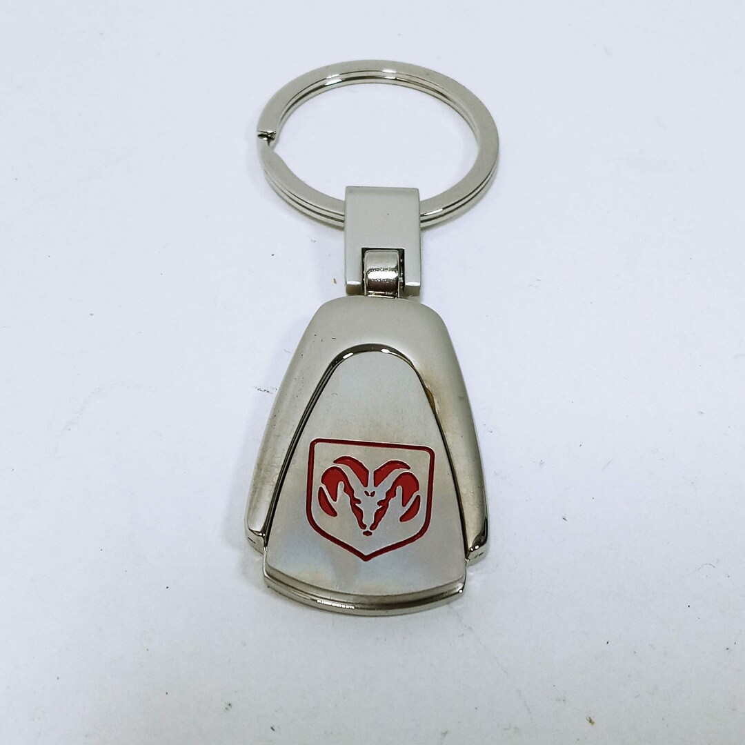 Vintage Dodge Ram Truck Metal Keychain Red and Silver mt1 - Etsy
