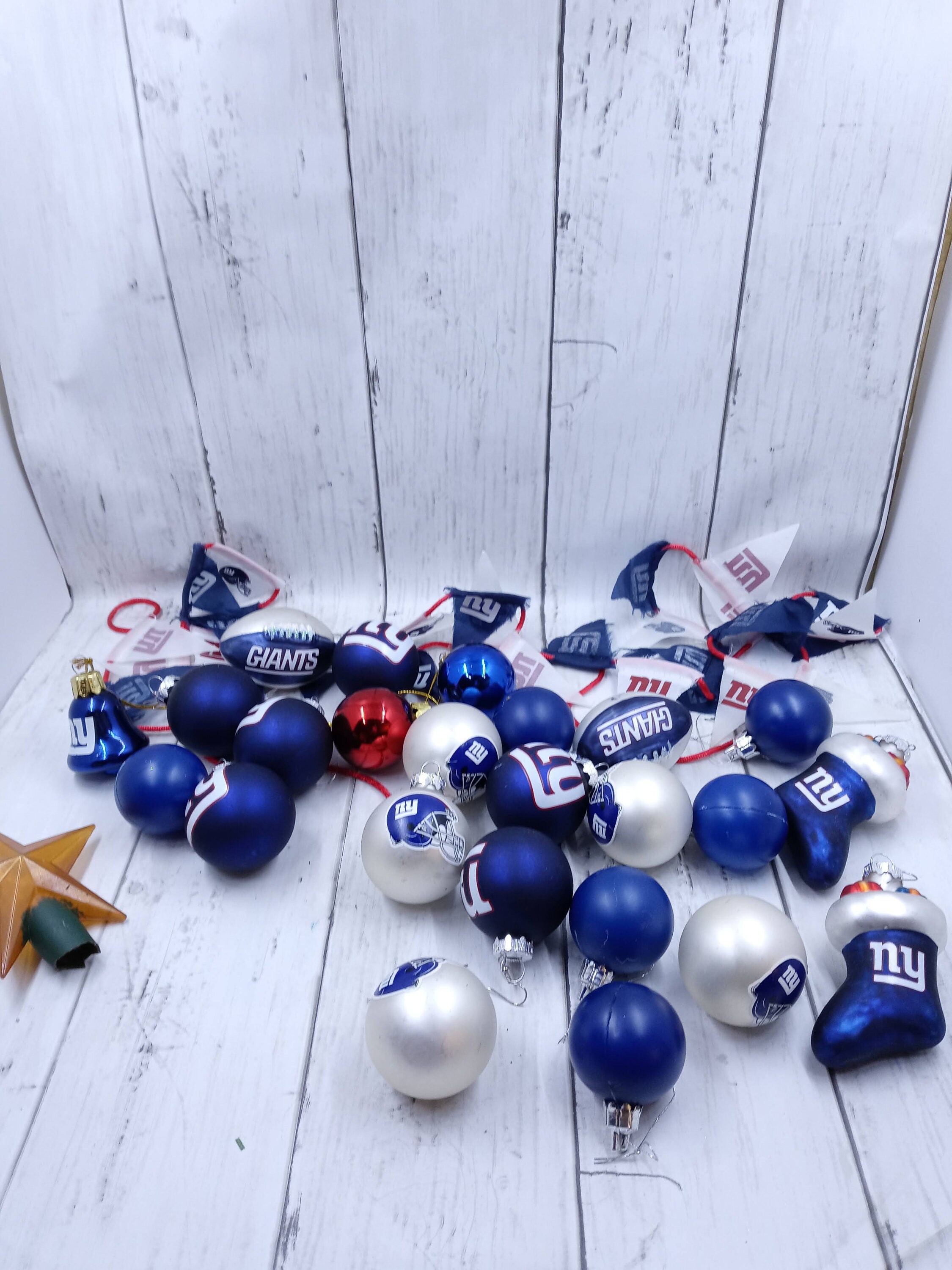 Vintage Giants NFL Football Mini Christmas Tree Ornaments Etsy