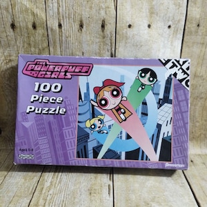 Powerpuff Girls 2004 Cartoon Network 100 pc Jigsaw Puzzle Pressman Complete