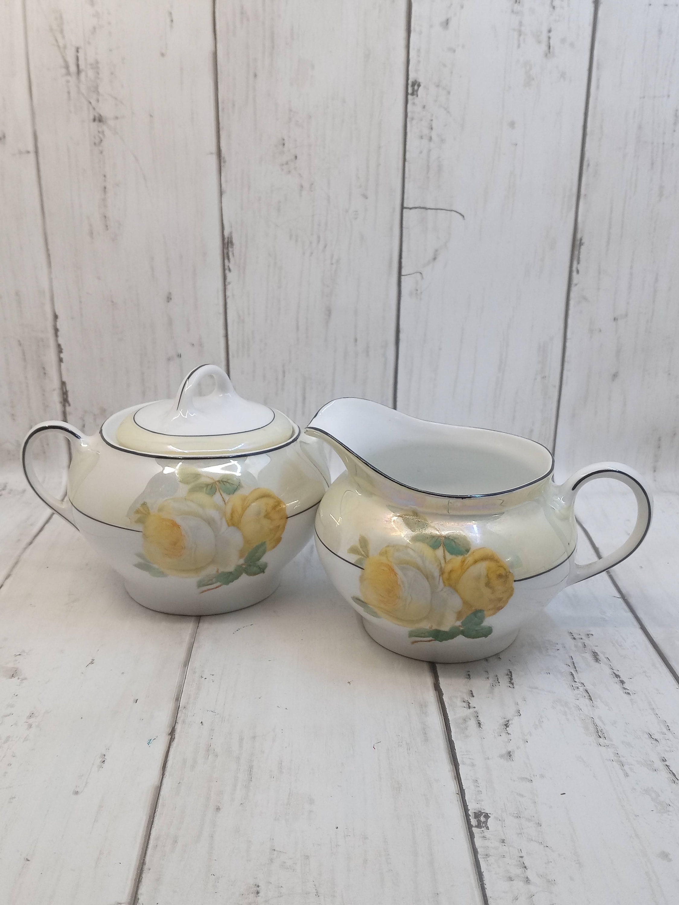 Vintage Z S & C Bavaria Creamer and Sugar Bowl Set of 2 Etsy