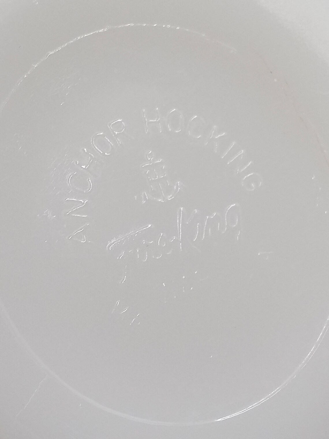 Vintage Fire King Meadow Green Mixing Bowl Anchor Hocking Etsy